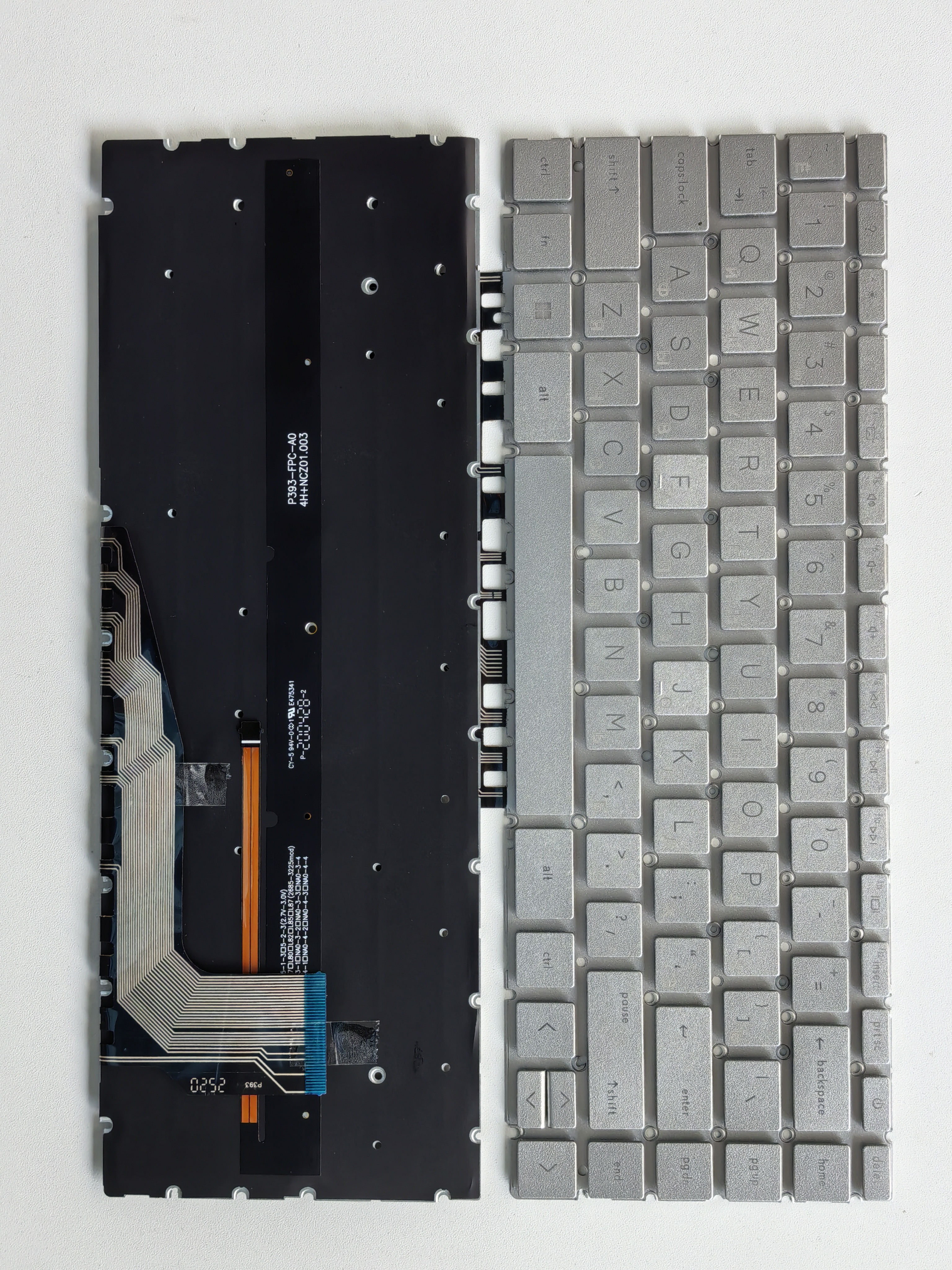 Picture of New Replacement Laptop Keyboard For HP 13-BE/TPN-W152/HP star 13AIR SILVER Backlit (OEM) RU Layout